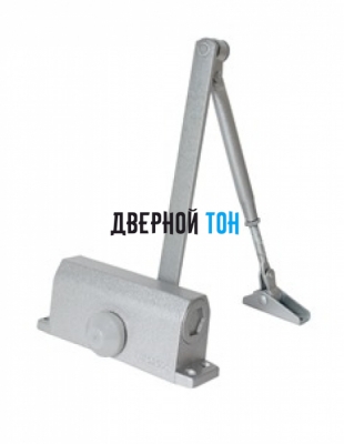 Дверной доводчик home 65 кг серебро