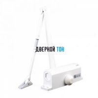 Дверной доводчик HOME 50 кг белый